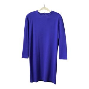 Vintage Positive Attitude‎ Purple 3/4 Sleeve Dress  Size7/8